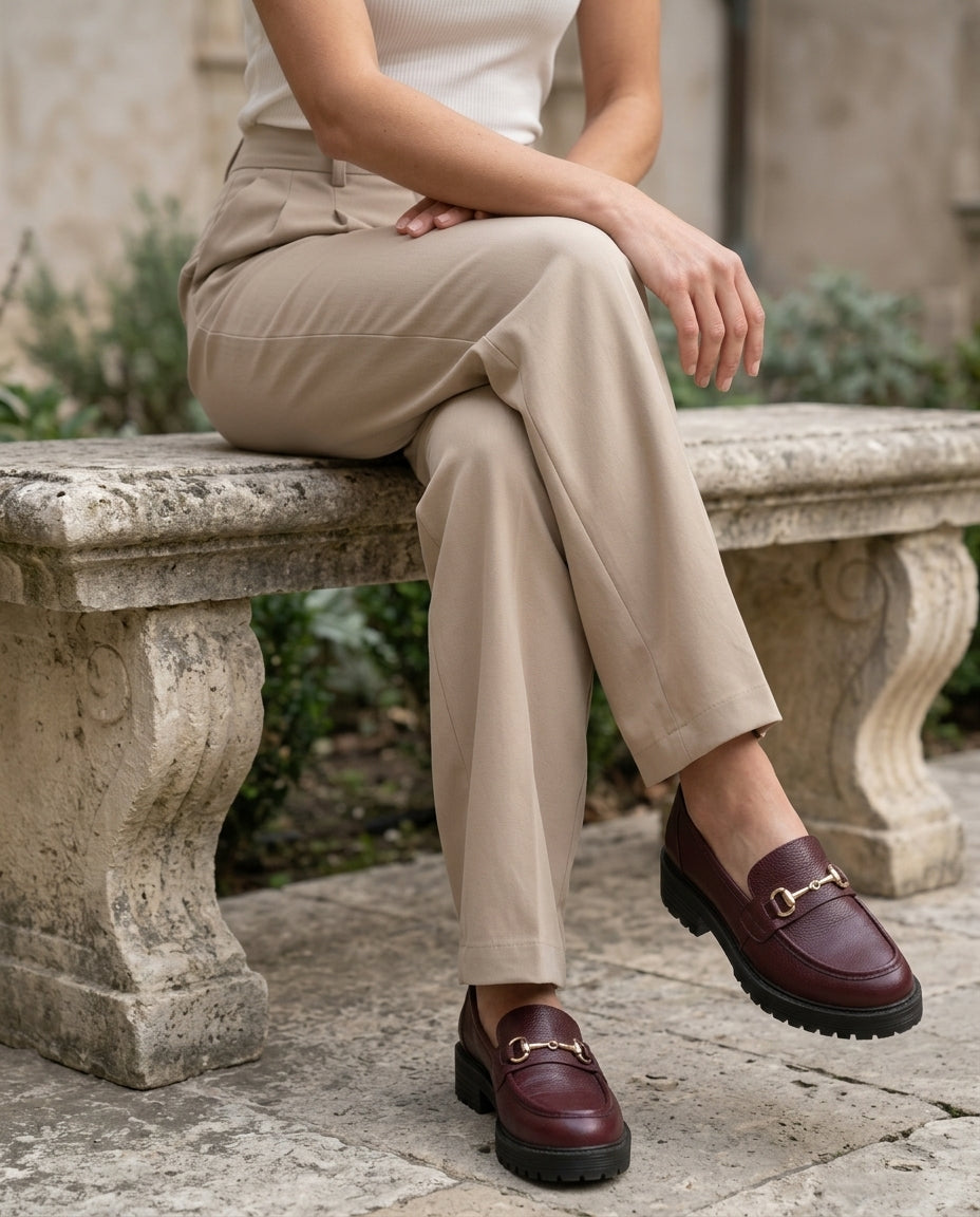 Pantalón Pasarela crema
